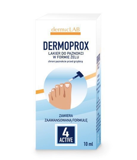 Dermoprox lakier do paznokci żel 10 ml APTEKA