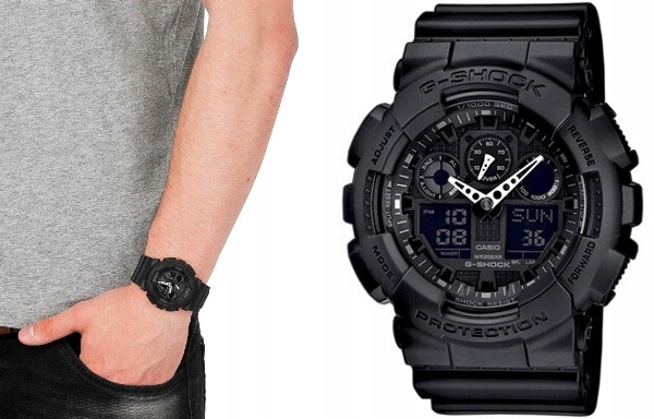 WROCŁAW zegarek Casio G-SHOCK GA-100-1A1ER