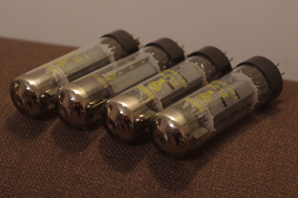 4 lampy EL34 (RFT Muhlhausen) - nieużywane