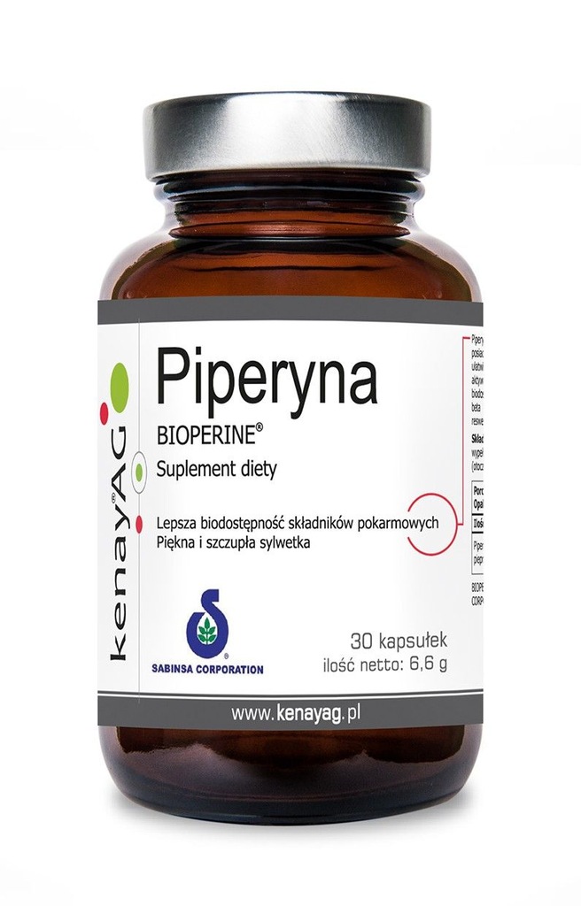 Bioperine - Piperyna (30 kaps.) Sabinsa Corporatio