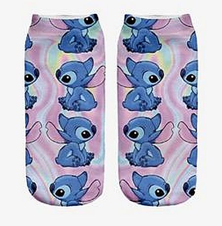 SKR96 Skarpetki STOPKI Fullprint 3D  STICH Bawełna