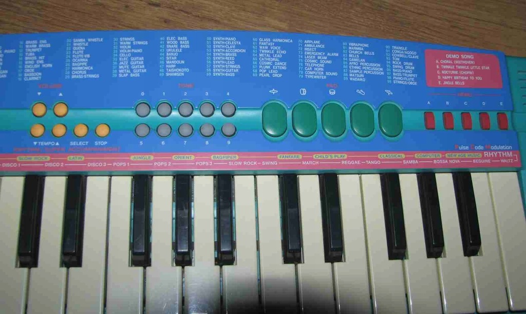 Casio Keyboard Sa 21