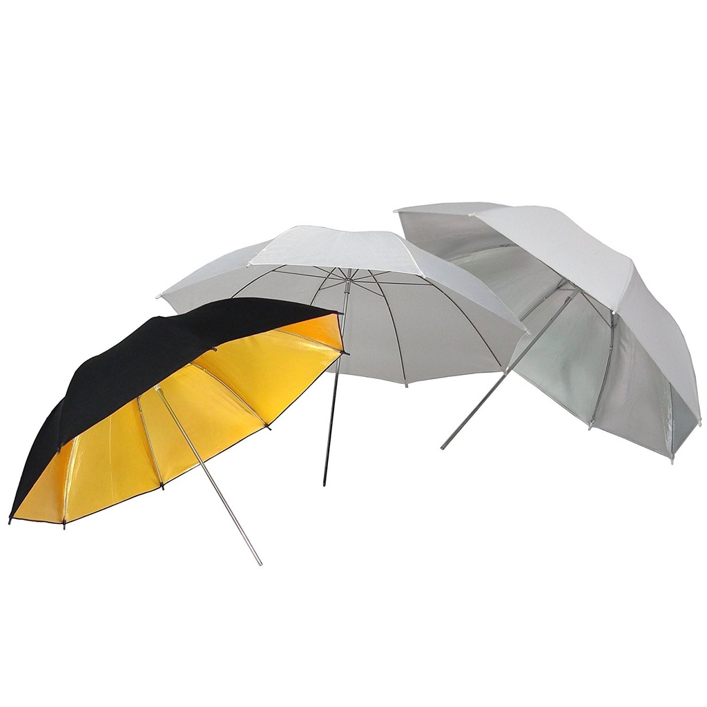 Zestaw 3 parasole fotograficzne DynaSun 84cm