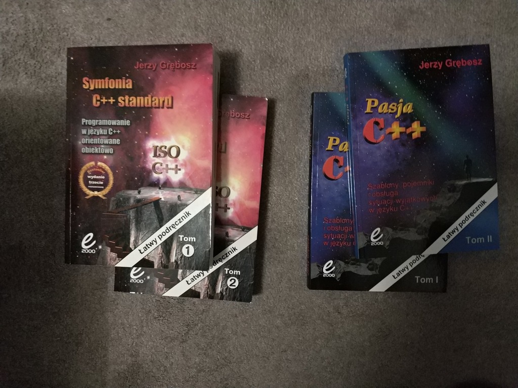 Symfonia C++ i Pasja C++ aut. Jerzy Grębosz