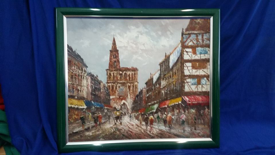 E.Kroll - 50 / 60 cm - OBRAZ OLEJNY