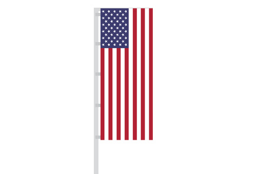 FLAGA NA MASZT USA 120X300 STANY ZJEDNOCZONE PION