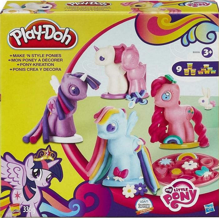 Play Doh My Little Pony Stylowe Kucyki B0009 7353072618 Oficjalne Archiwum Allegro