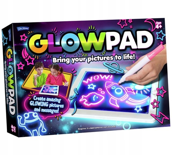 GLOWPAD PODŚWIETLANA TABLICA DO RYSOWANIA