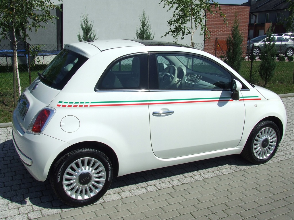 Fiat 500 Szklany dach Klimatyzacja 7504542388