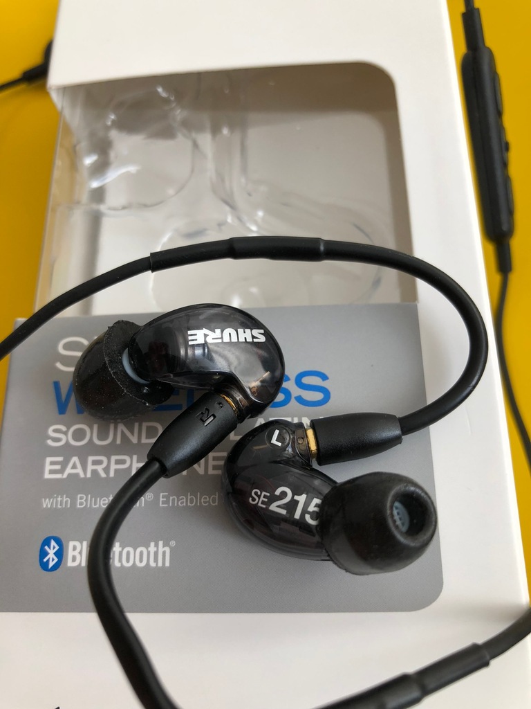 SŁUCHAWKI Shure SE 215-BT1 bezprzewodowe czarne GW