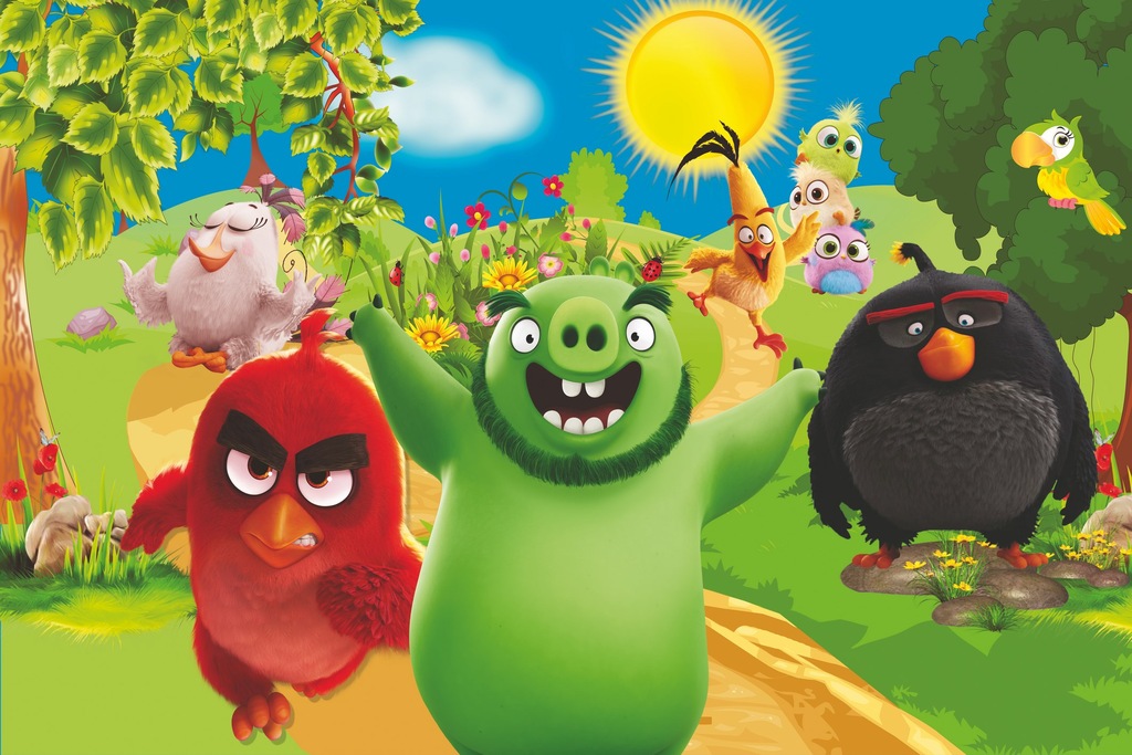 Fototapeta tapeta Na Wymiar Dla Dzieci Angry Birds