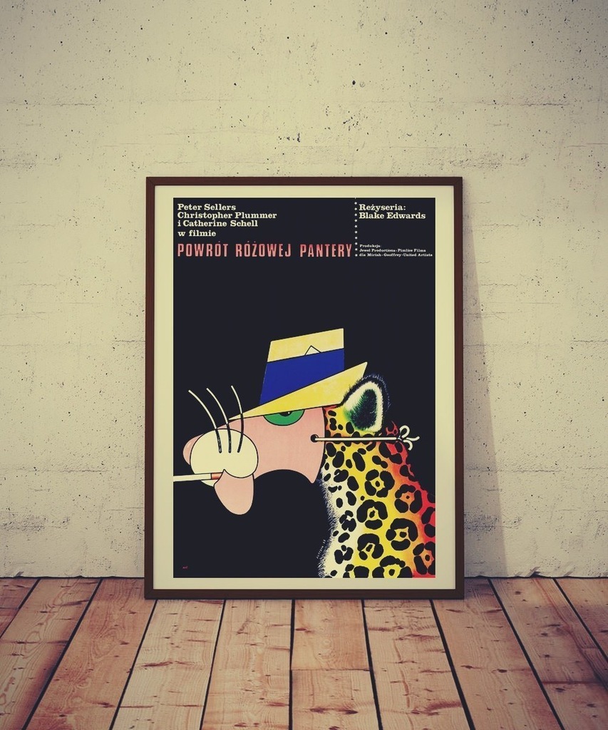 Plakat Różowa Pantera Inspektor Clouseau 1977/2016