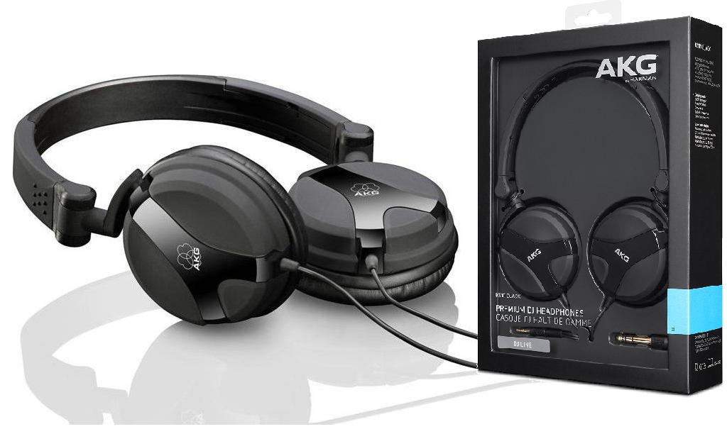 AKG K518 SŁUCHAWKI NAUSZNE CZARNO - CZARNE + ETUI