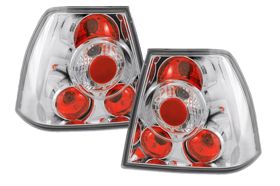 VW Bora 98-05, Lampy LEXUS look CHROM tuning CLEAR