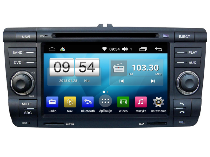 Stacja Multimedialna AMC 908 Skoda Octavia 2