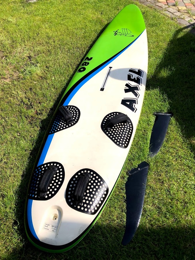windsurfing deska i 2 pędniki komplet