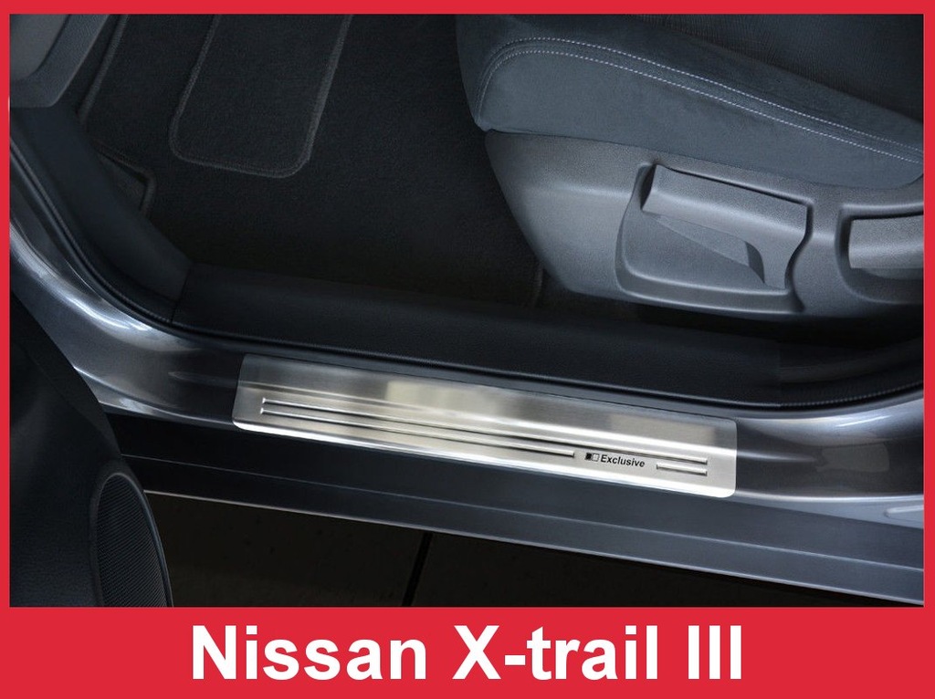Listwy na progi profilow Nissan XTrail III 2013r