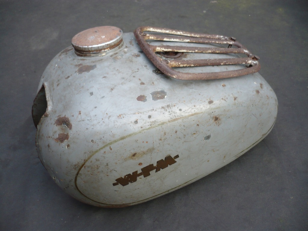 ZBIORNIK BAK WFM WSK M06 M 06 1956 ROK SZARY SIWY