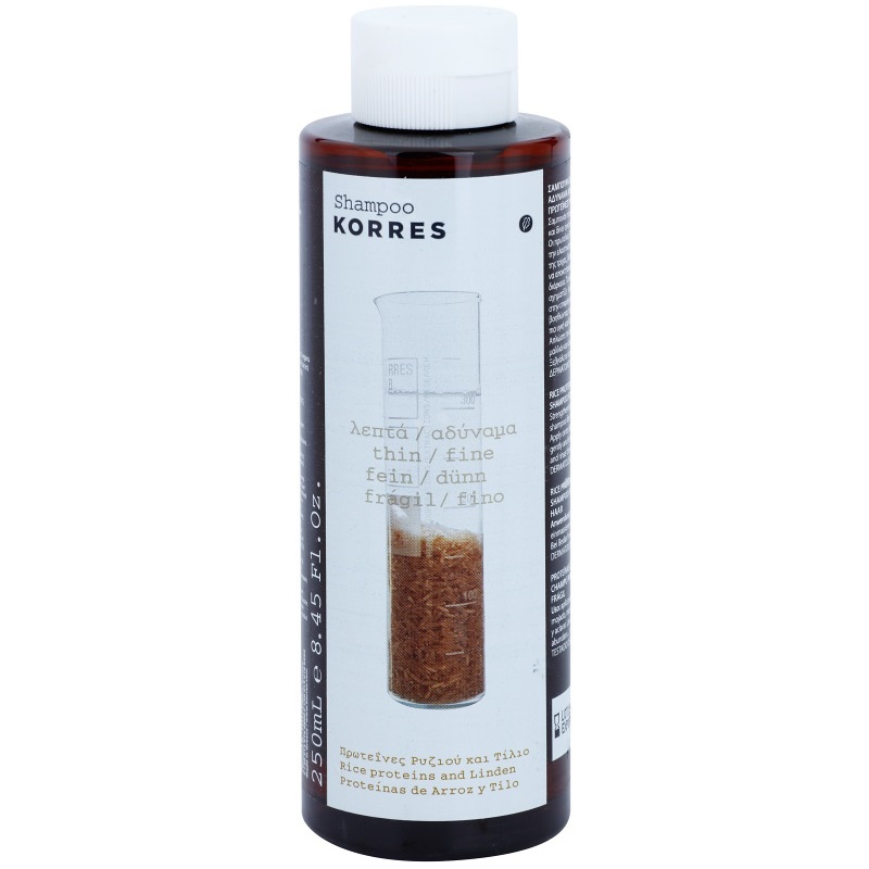 KORRES HAIR RICE PROTEINS AND LINDEN SZAMPON 250ML