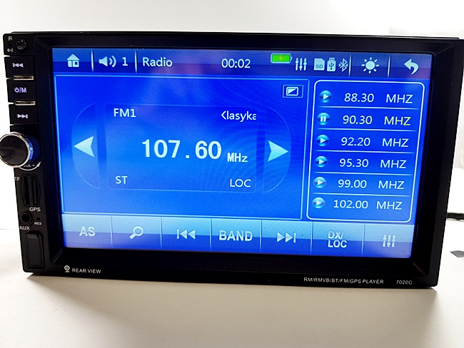 RADIO SAMOCHODOWE GEARBEST 7020G 7 KOMPLET