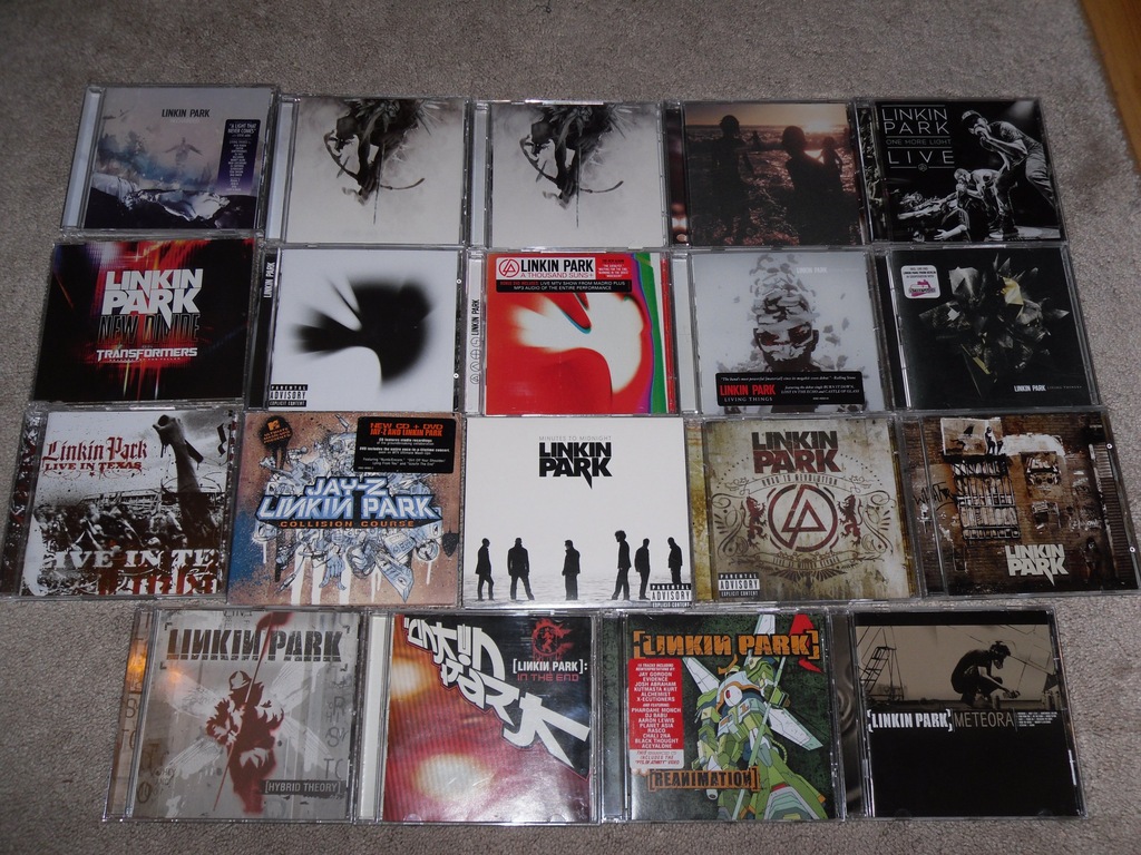 LINKIN PARK cała dyskografia komplet pełen CD/DVD