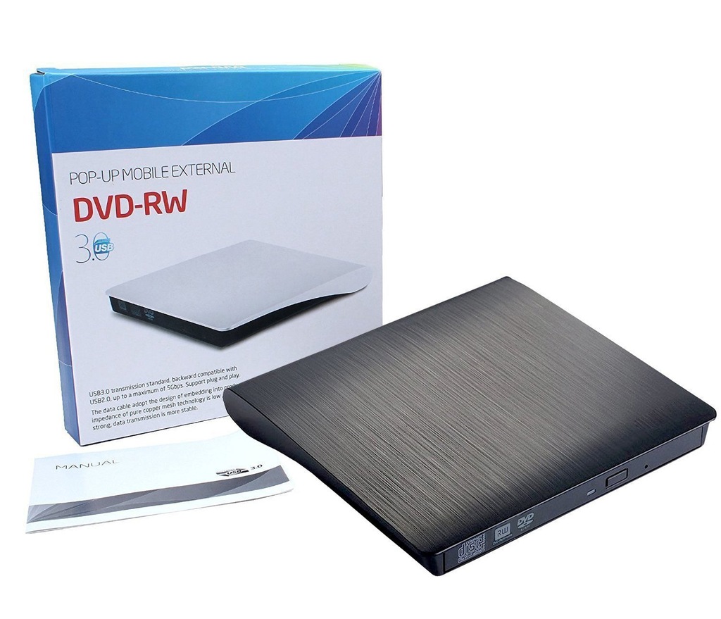 Zewnętrzna nagrywarka DVD RW USB 3.0 SKLEP WYS 24H 7310867151 oficjalne archiwum Allegro