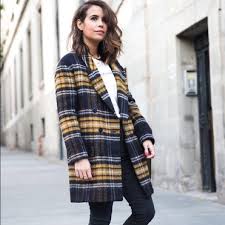 płaszcz zara kratka cos aeterie massimo dutti 