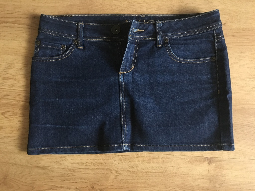 Spódnica mini jeans 38