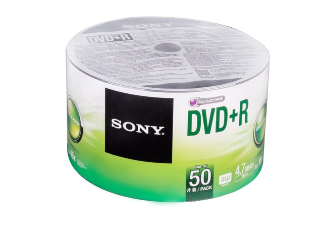 SONY DVD+R 16x 4.7GB (50 CAKE)