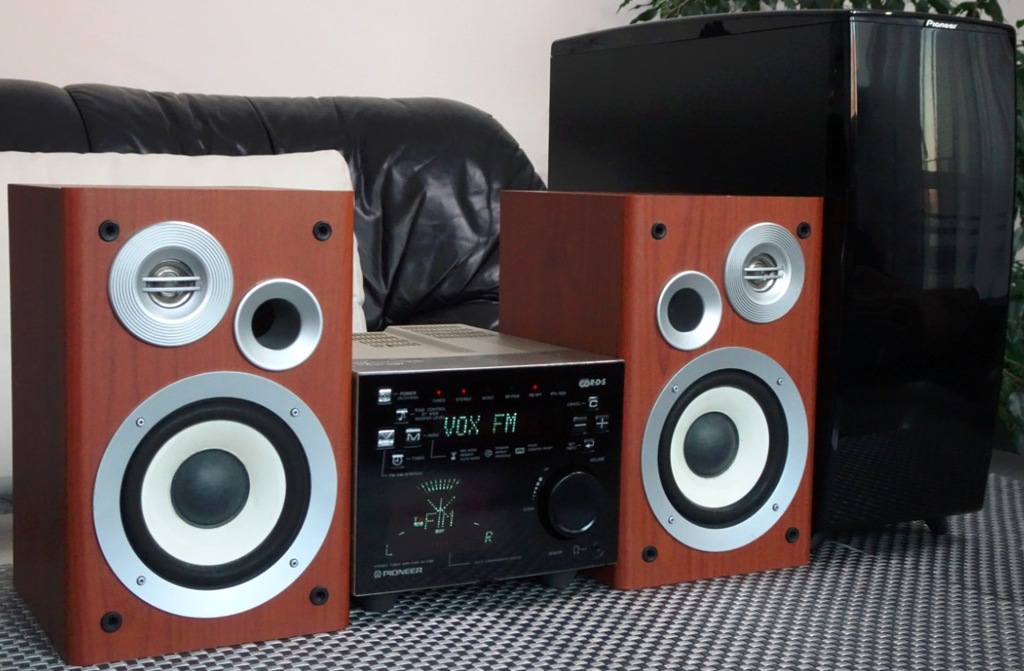 PIONEER SX-Q180 RDS +Kolumny +Subwoofer - 256wat