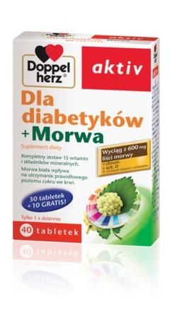 Doppelherz aktiv Dla diabetyków+Morwa 30tabl.