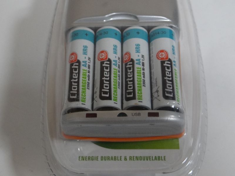 AKUMULATORKI NA BATERIE CLARTECH HR6/AA NOWE USB