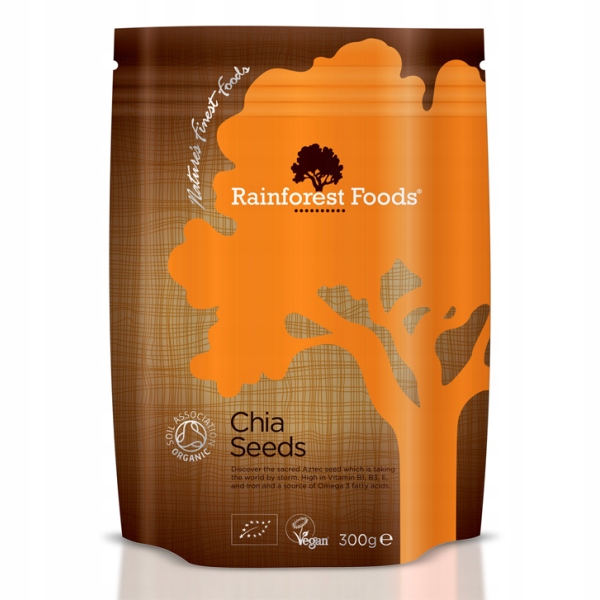 BIO Nasiona Chia (300 g) Rainforest Foods +GRATIS