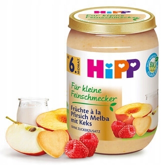 BIObaby HiPP Deser Melba Brzoskwin Biszkopt Jogurt