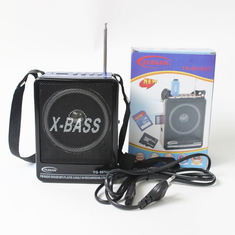 GŁOŚNIK RADIO X-BASS MUSIC SYSTEM ODTWARZACZ MP3