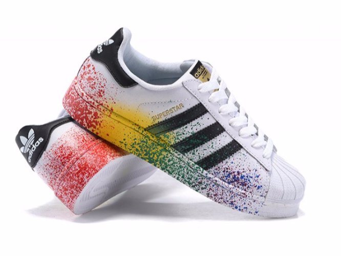 ADIDAS SUPERSTAR LGBT D70351 RAINBOW R.42 - 6874400693 - oficjalne archiwum Allegro