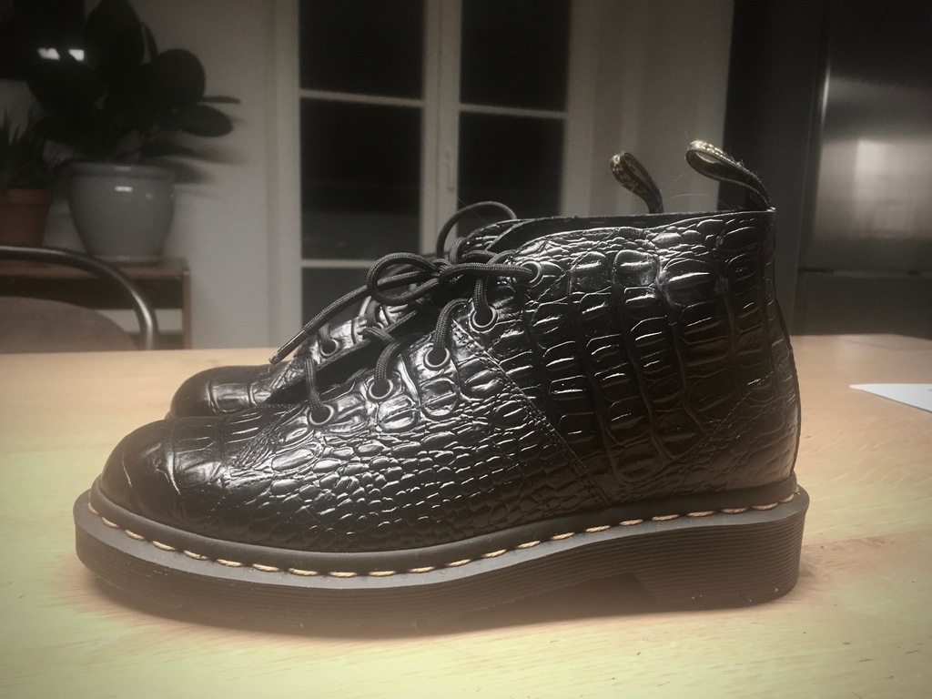 dr martens croc monkey boots