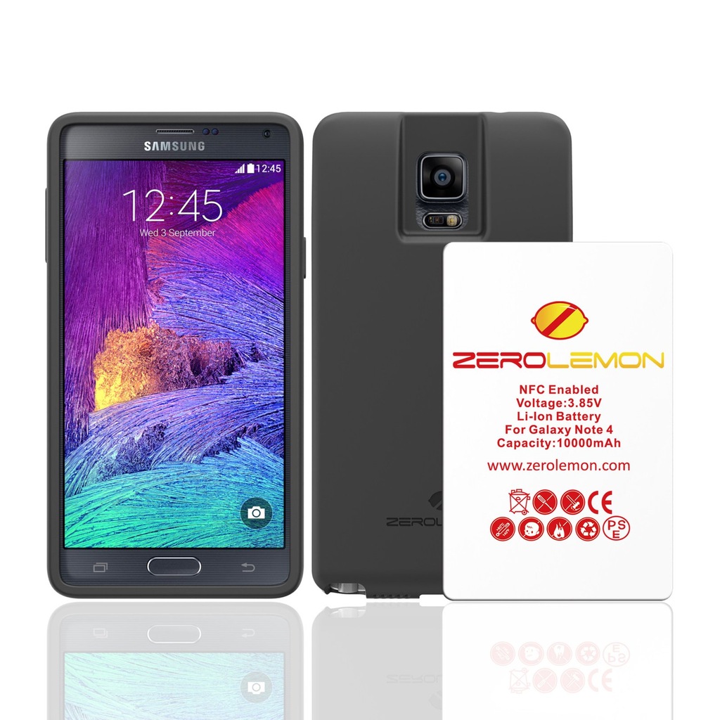 BATERIA ZEROLEMON SAMSUNG GALAXY NOTE 4 10000 mAh
