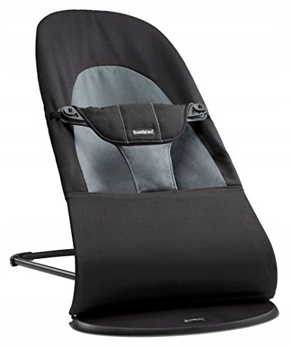 BABYBJORN LEŻACZEK BUJAK BALANCE SOFT CZARNY/SZARY