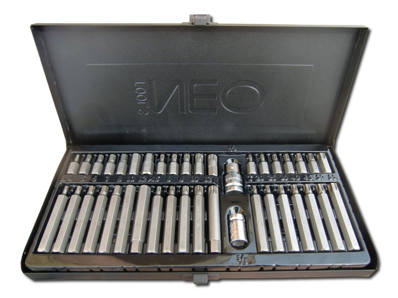 ZESTAW BITÓW KLUCZE TORX HEX SPLINE 40x 06-107 NEO