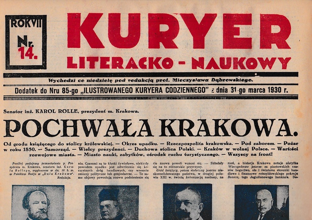KLN 1930 14 Kraków Borowa Góra Pawlikowski Autobus