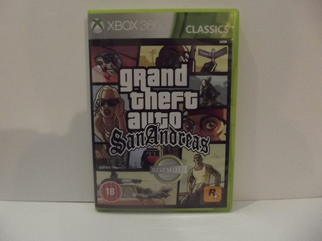 GTA GRAND THEFT AUTO SAN ANDREAS XBOX 360