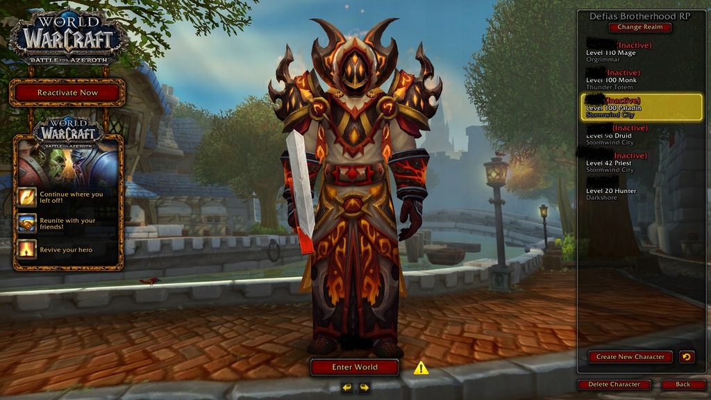 Konto WoW World of Warcraft Battle for Azeroth