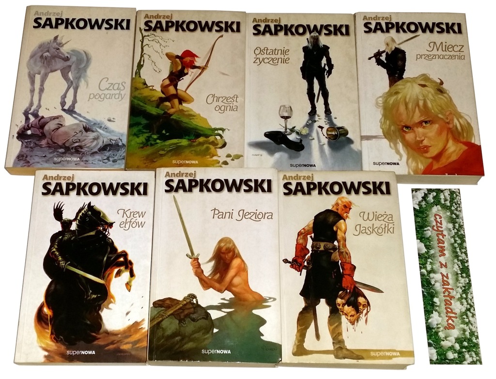 SAGA WIEDŹMIN  Sapkowski Andrzej biała