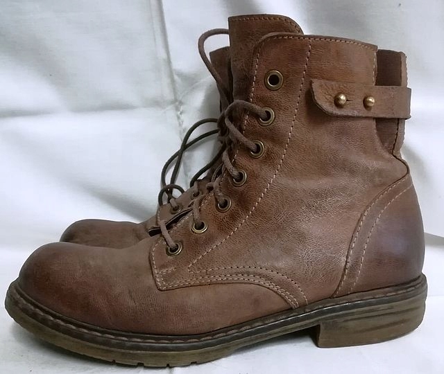 Buty damskie LASOCKI 378 botki brązowe kozaki