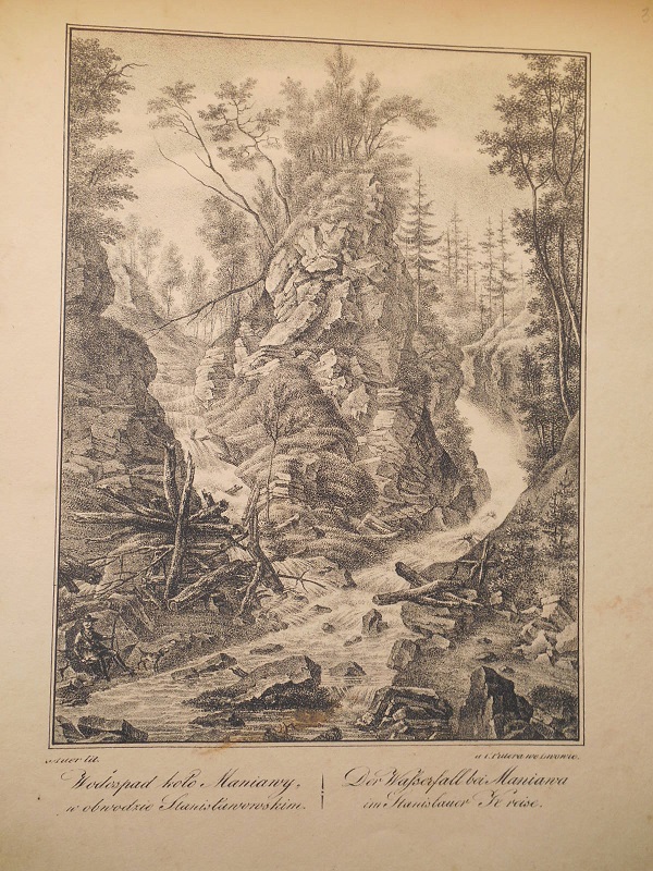 MANIAWA- WODOSPAD-KRESY, LIT. AUER 1837/38