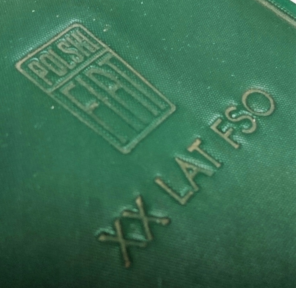 XX lat FSO [polska fiat Teczka pamiątka] }AL-439{
