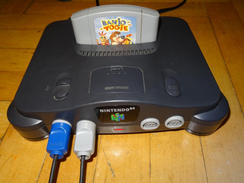 -= Nintendo 64, N64 komplet, gra, 2xkontroler =-