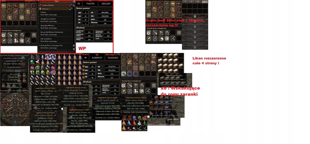 Metin2 Jawa Likan 93-97 lvl, sura wp55, szamanka90
