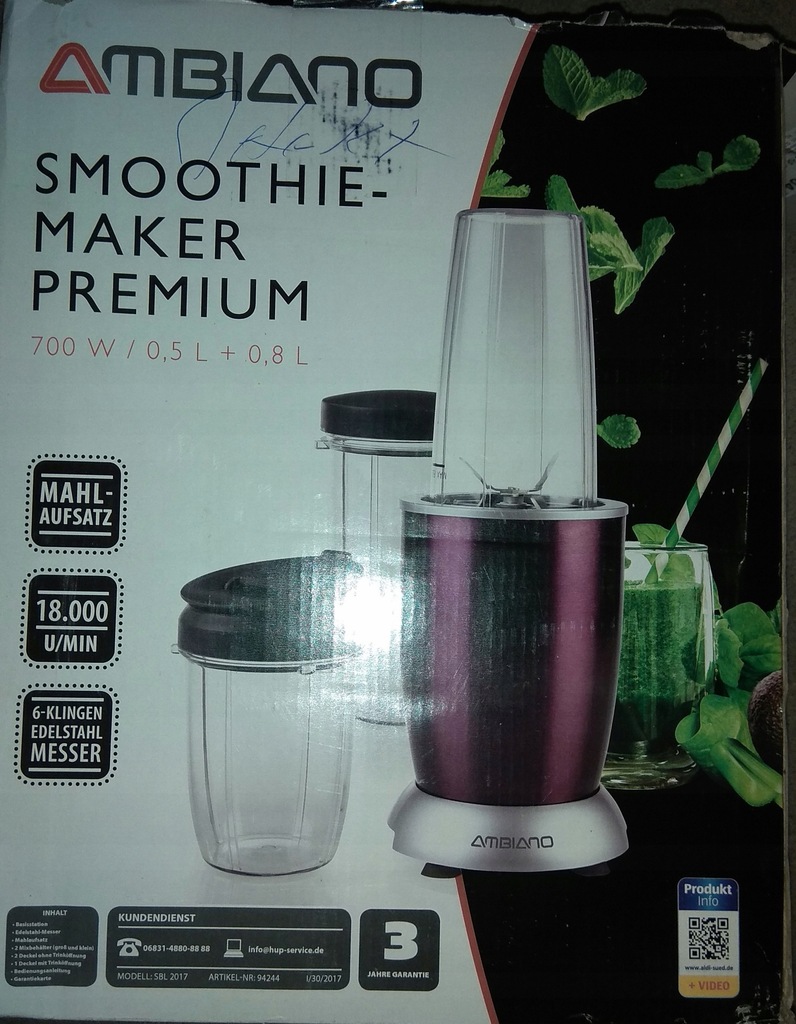 Ambiano smoothie maker outlet premium